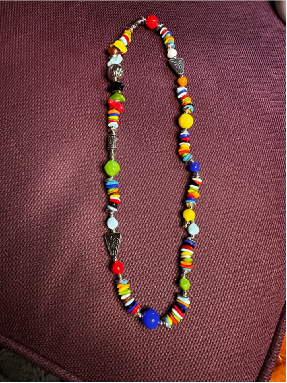 Multicolor Beaded Statement Necklace
